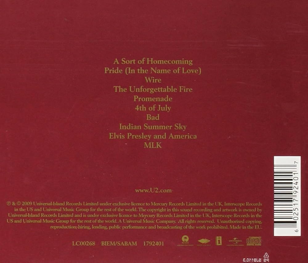 Amazon.co.jp: Unforgettable Fire: ミュージック